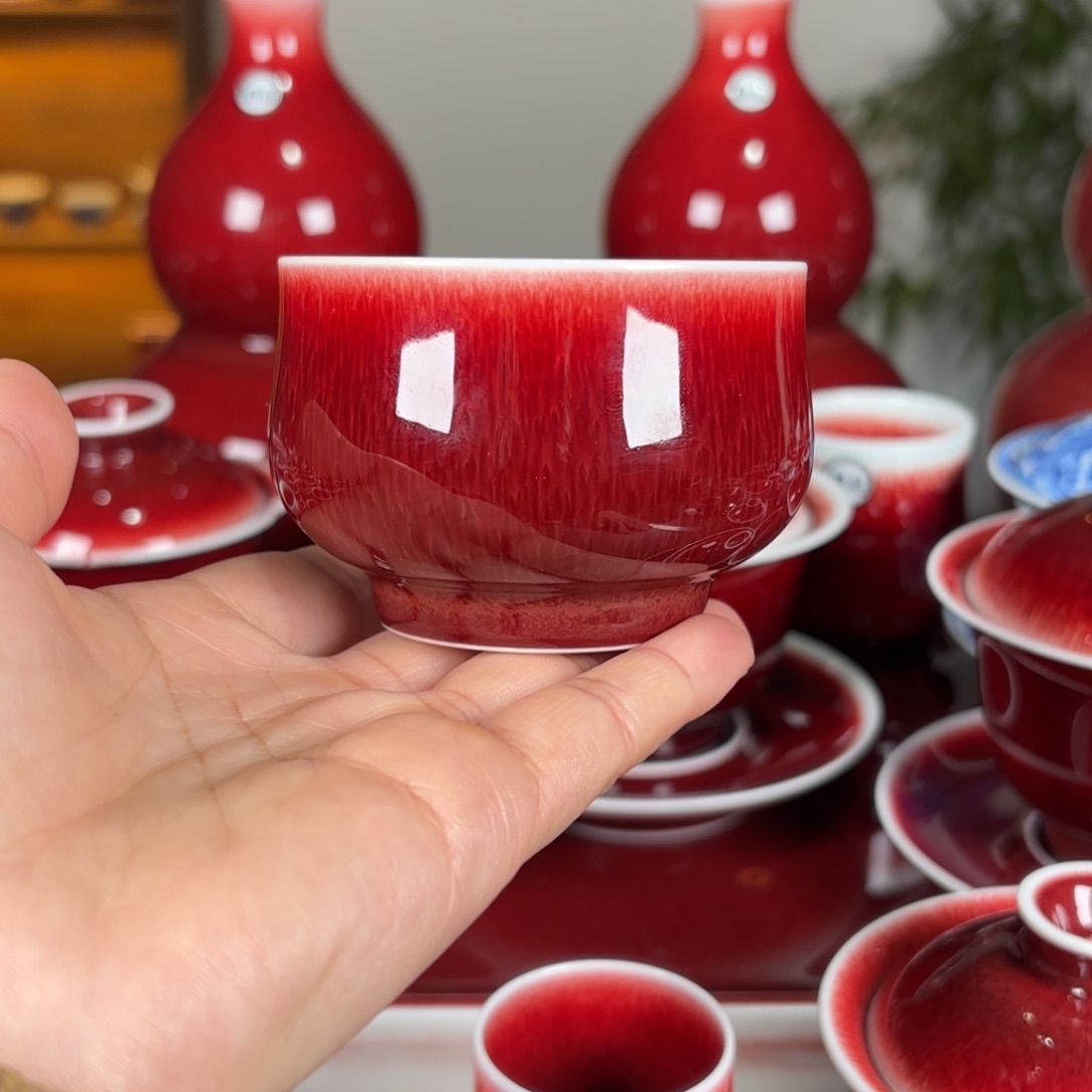 杯景德镇原矿郎红杯