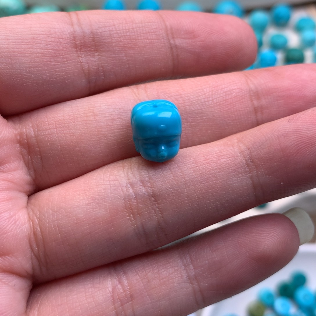 绿松石珠宝半成品未镶嵌