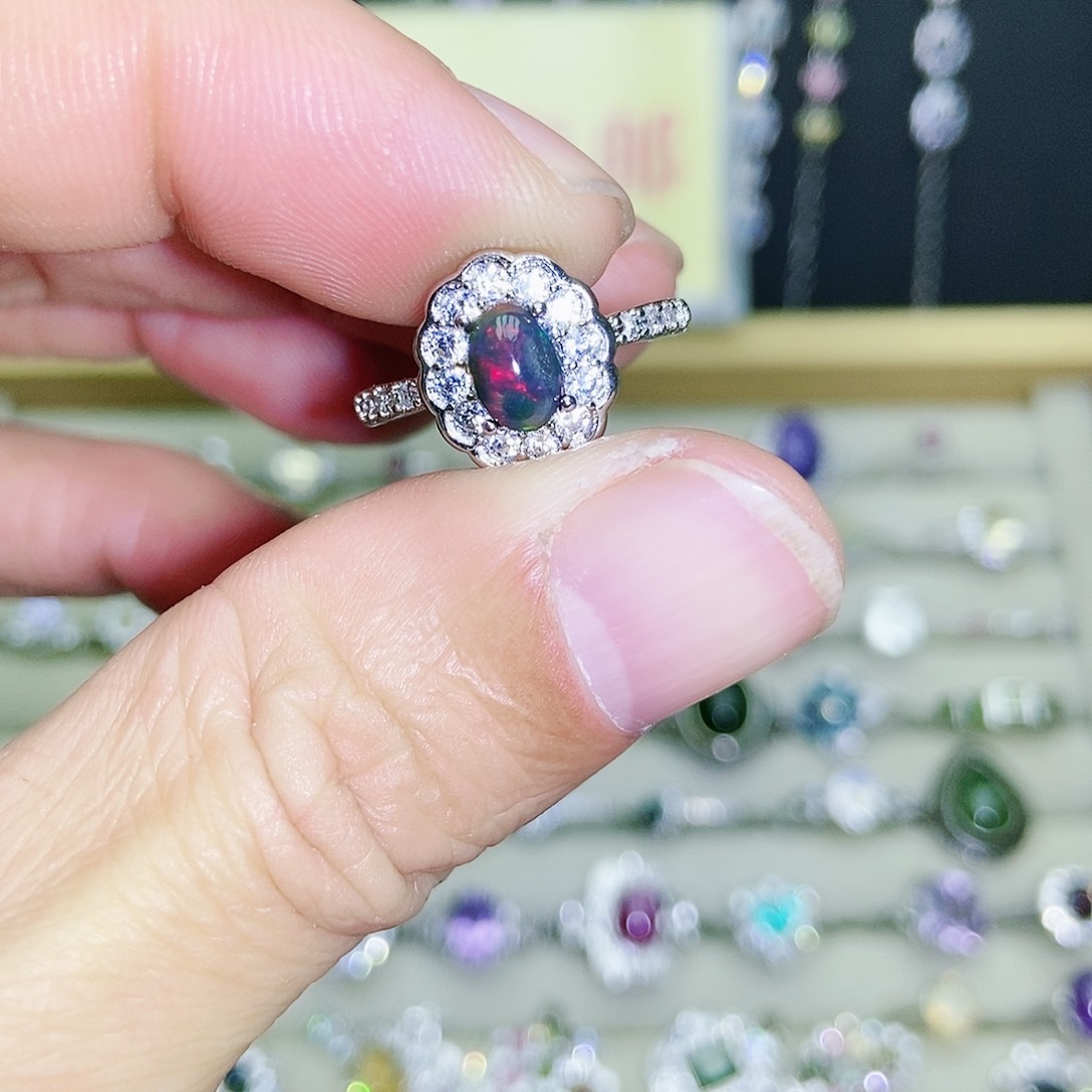 【闪购商品】未镶嵌欧泊戒指