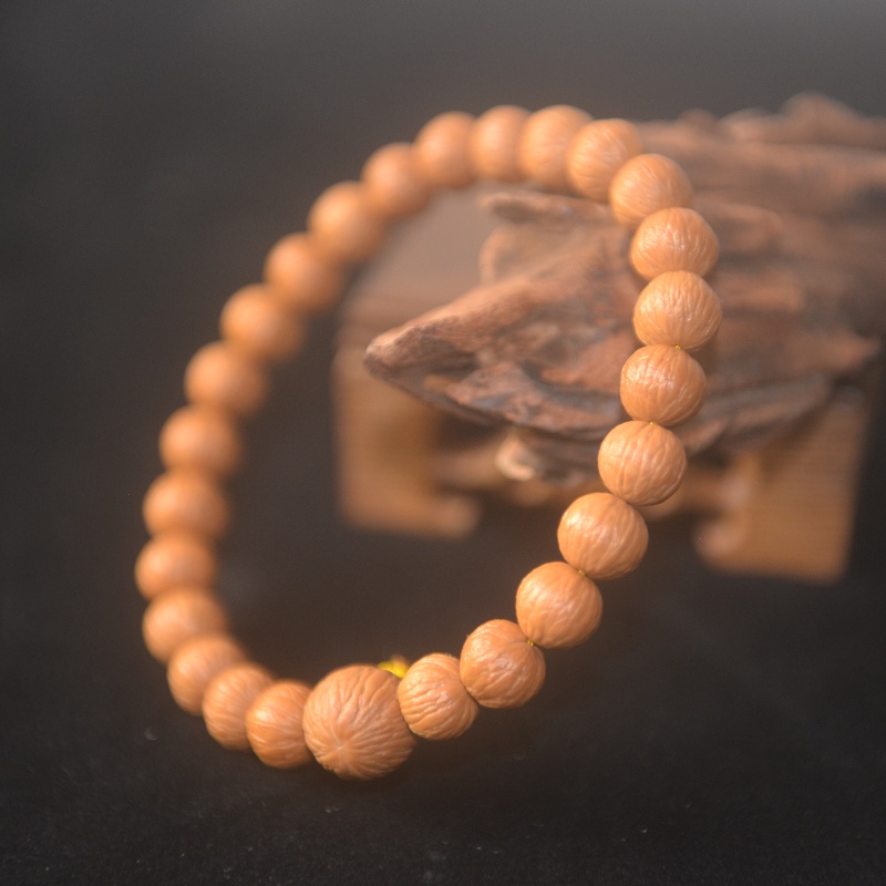 【麒麟凤羽】【小尺寸】单圈猴头核桃文玩原皮原色猴头核桃手串全品