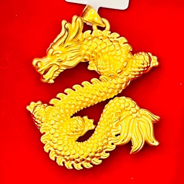 【莹莹专享】足金999饰品 大金龙 GP 8.26