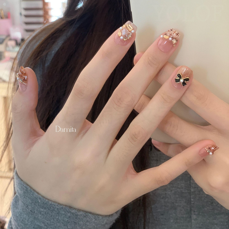 【小香风】穿戴穿戴甲片2025新款高级感美甲穿戴甲片美甲专用甲片