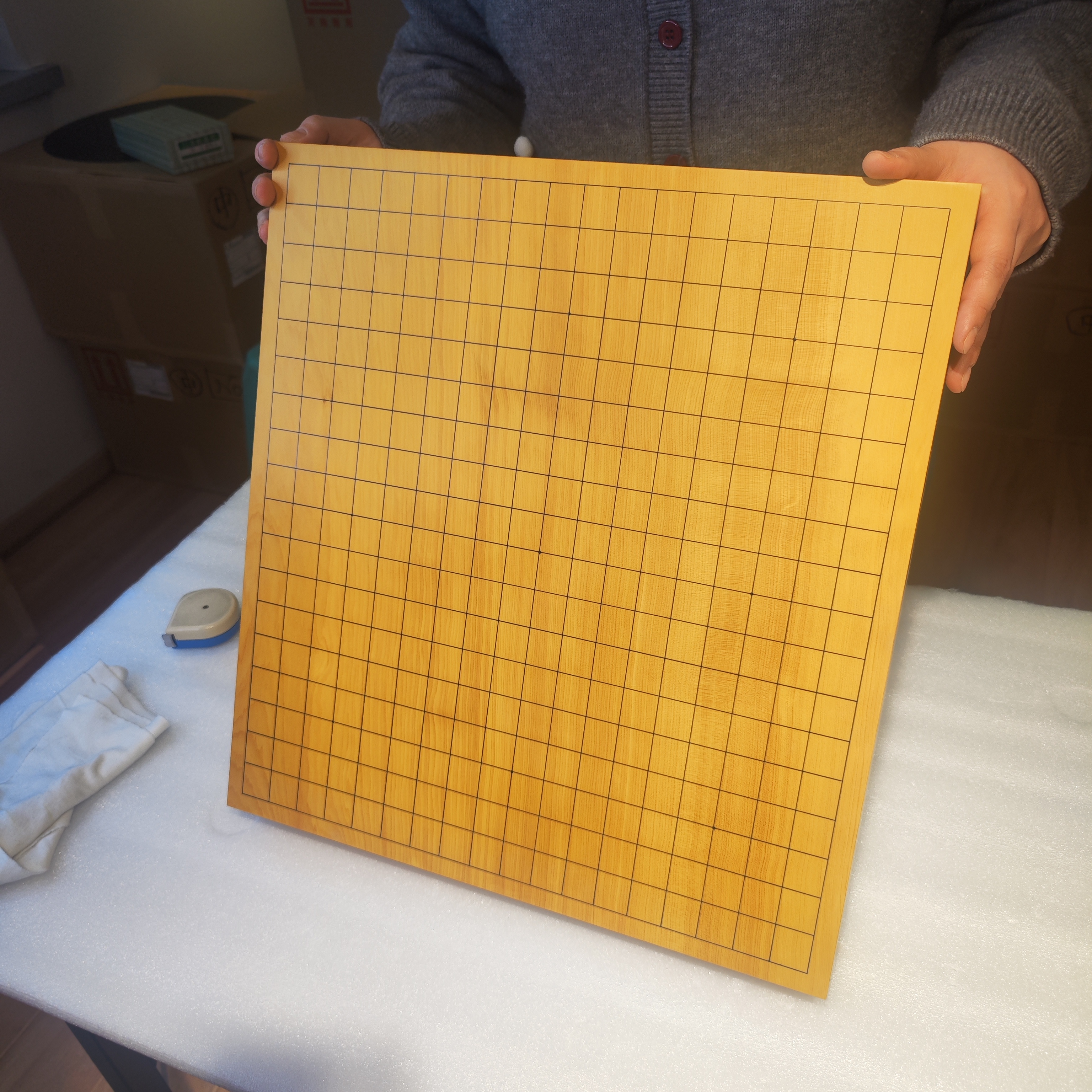 no9本榧6.6厘米松川棋盘店围棋棋盘