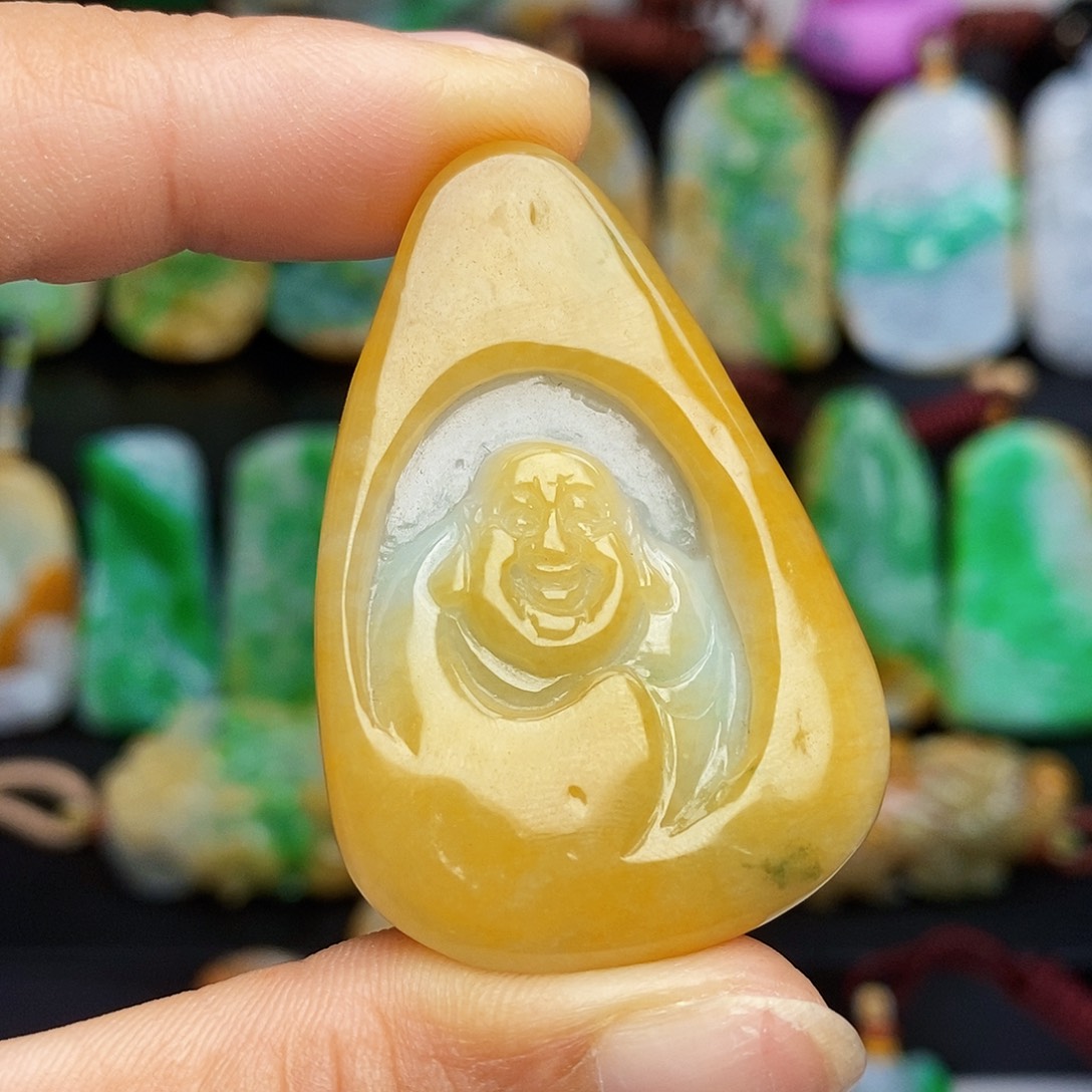颈饰未镶嵌翡翠翡翠A货一物一证福利款
