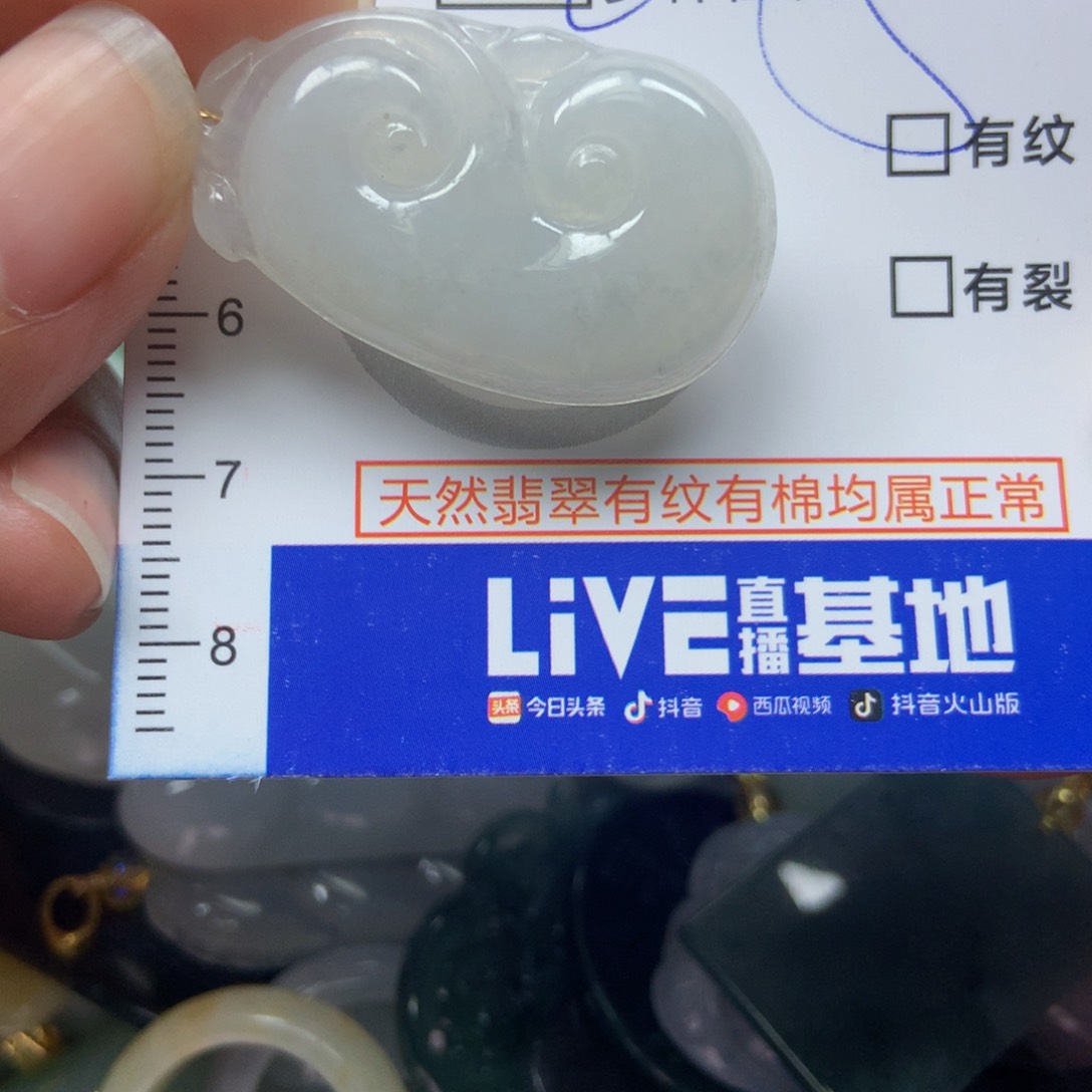 翡翠颈饰未镶嵌天然翡翠
