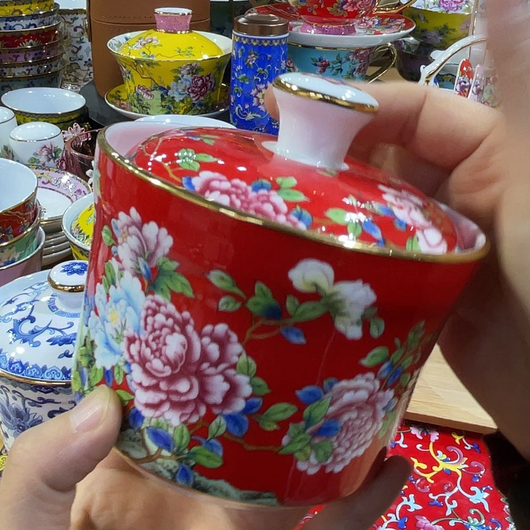 珐琅景德镇陶瓷瓷碗