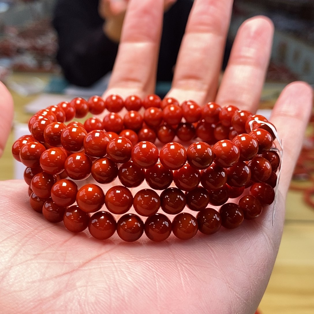 南红玛瑙6.5mm（多样性发一）未镶嵌