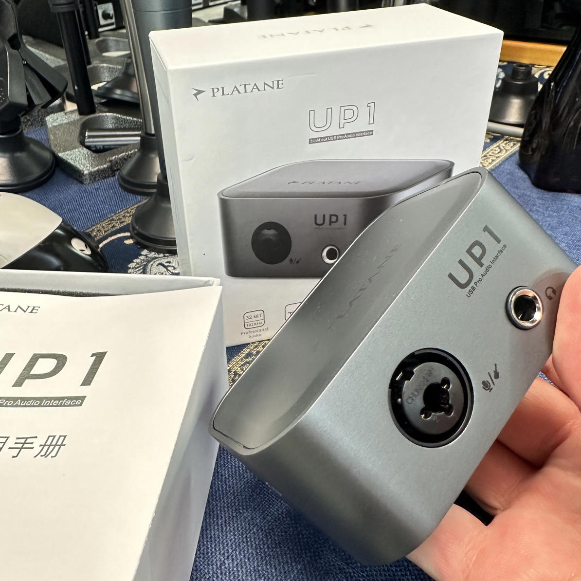 99新  Up1声卡 开封没使用 嗷嗷新 全套配置 一年保 