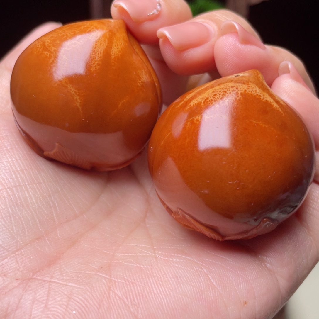 吊坠橄榄核寿桃手球3.7