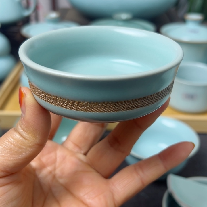 杯用****1仿古釉重工普洱杯