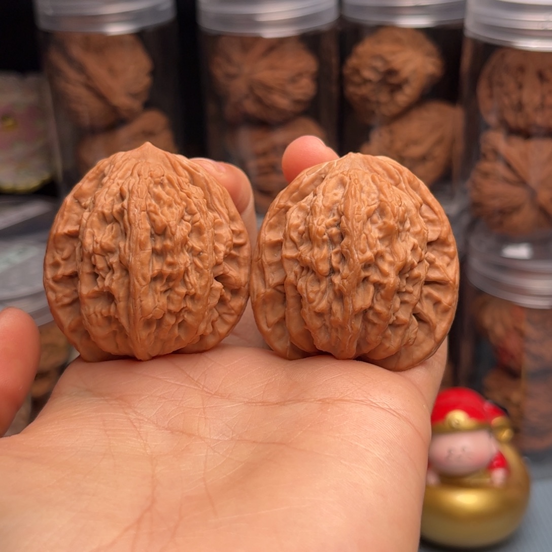 把件文玩核桃麦穗虎头 无药 堂上虎 山地全品41