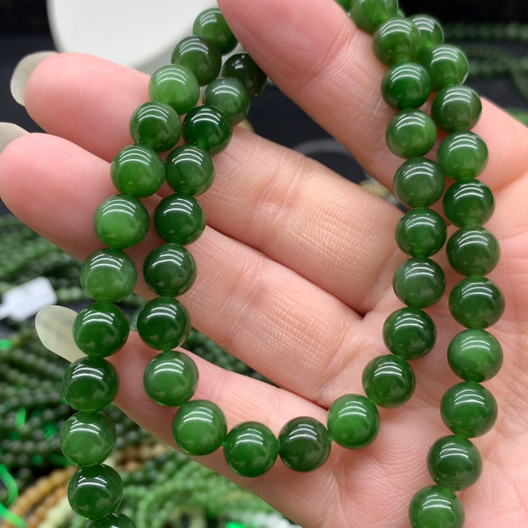 和田玉未镶嵌手链8