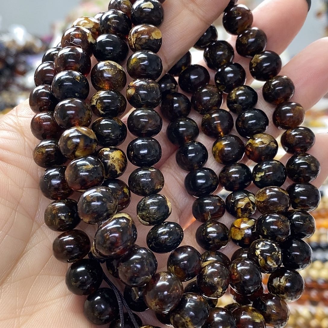 T***a琥珀未镶嵌裸石琥珀9