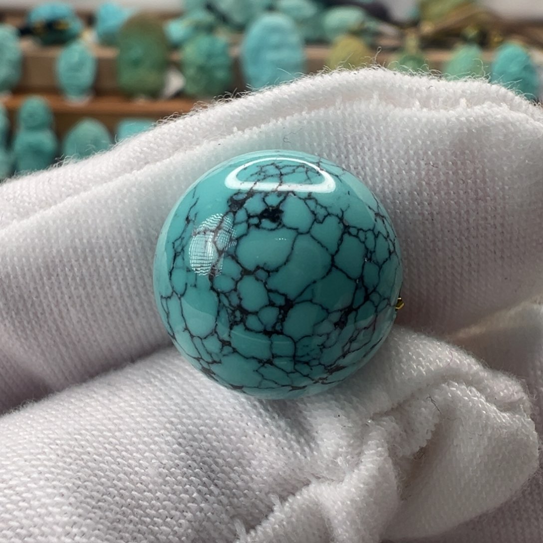 绿松石未镶嵌配饰14.5