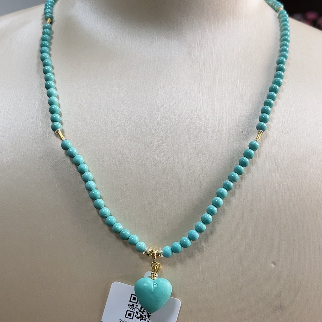 绿松石珠宝奇石18K金镶嵌