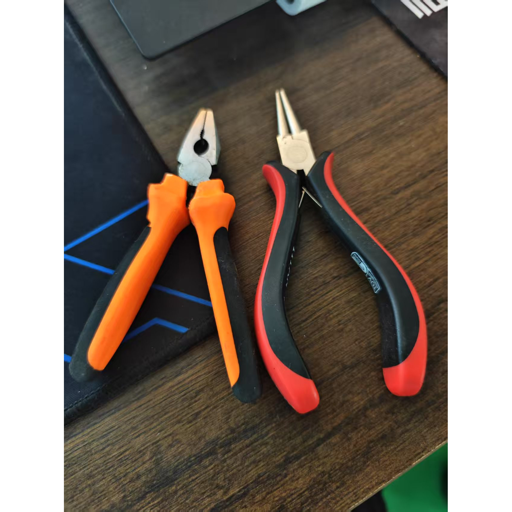 五金工具1个小卡簧小老虎钳颜色随机