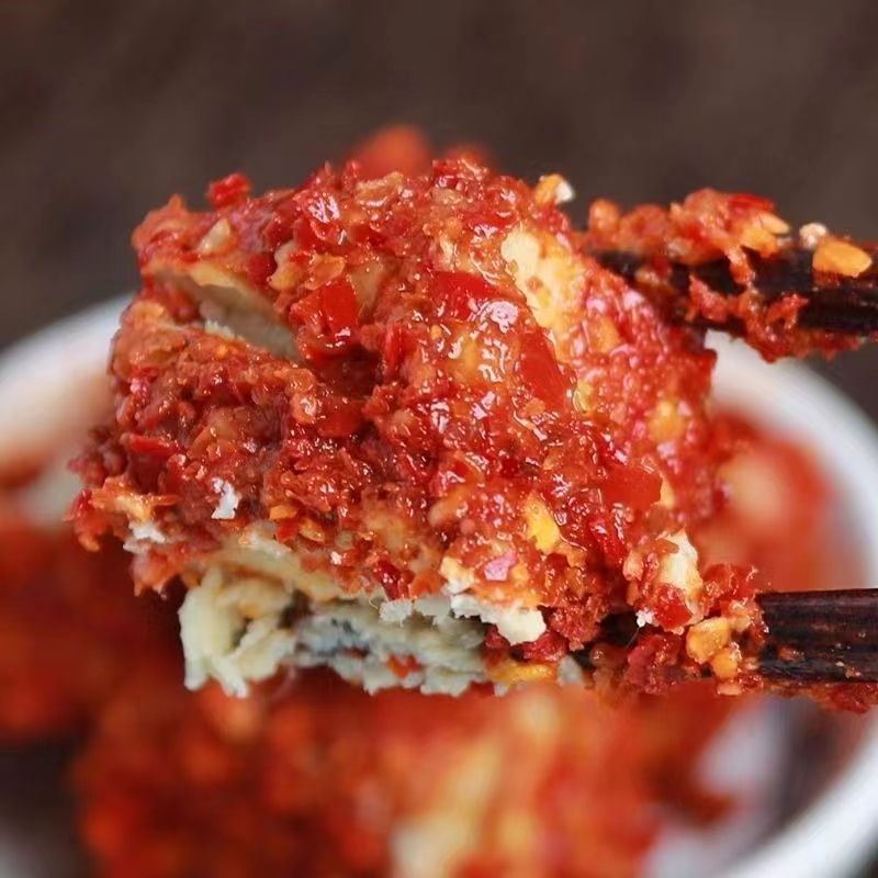 【湖南特产香辣豆腐乳】农家纯手工制作无油泡霉豆腐味猫鱼下饭菜