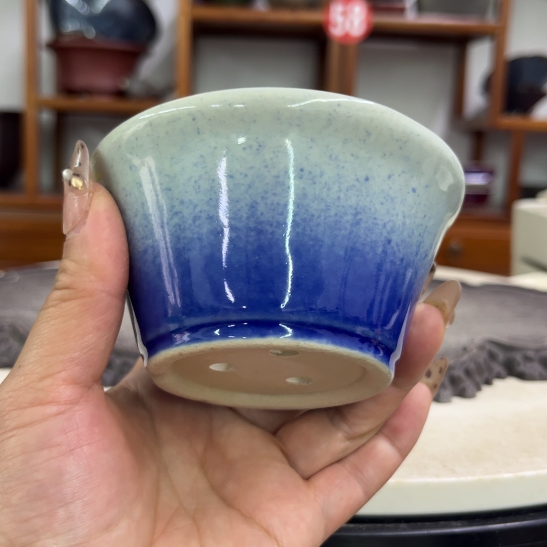 紫砂花盆瑕疵5-10.5。。。