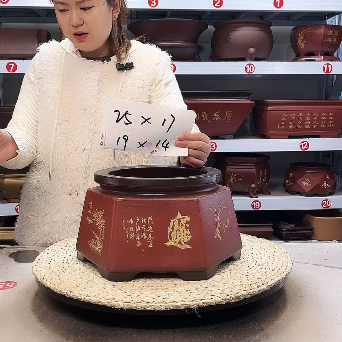 花盆紫砂紫砂花盆