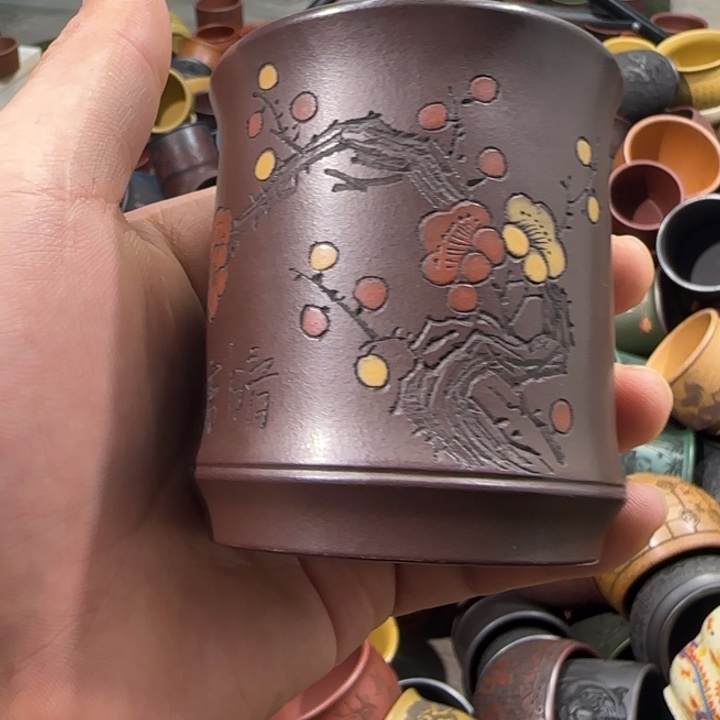 茶杯紫砂全手工制作工艺