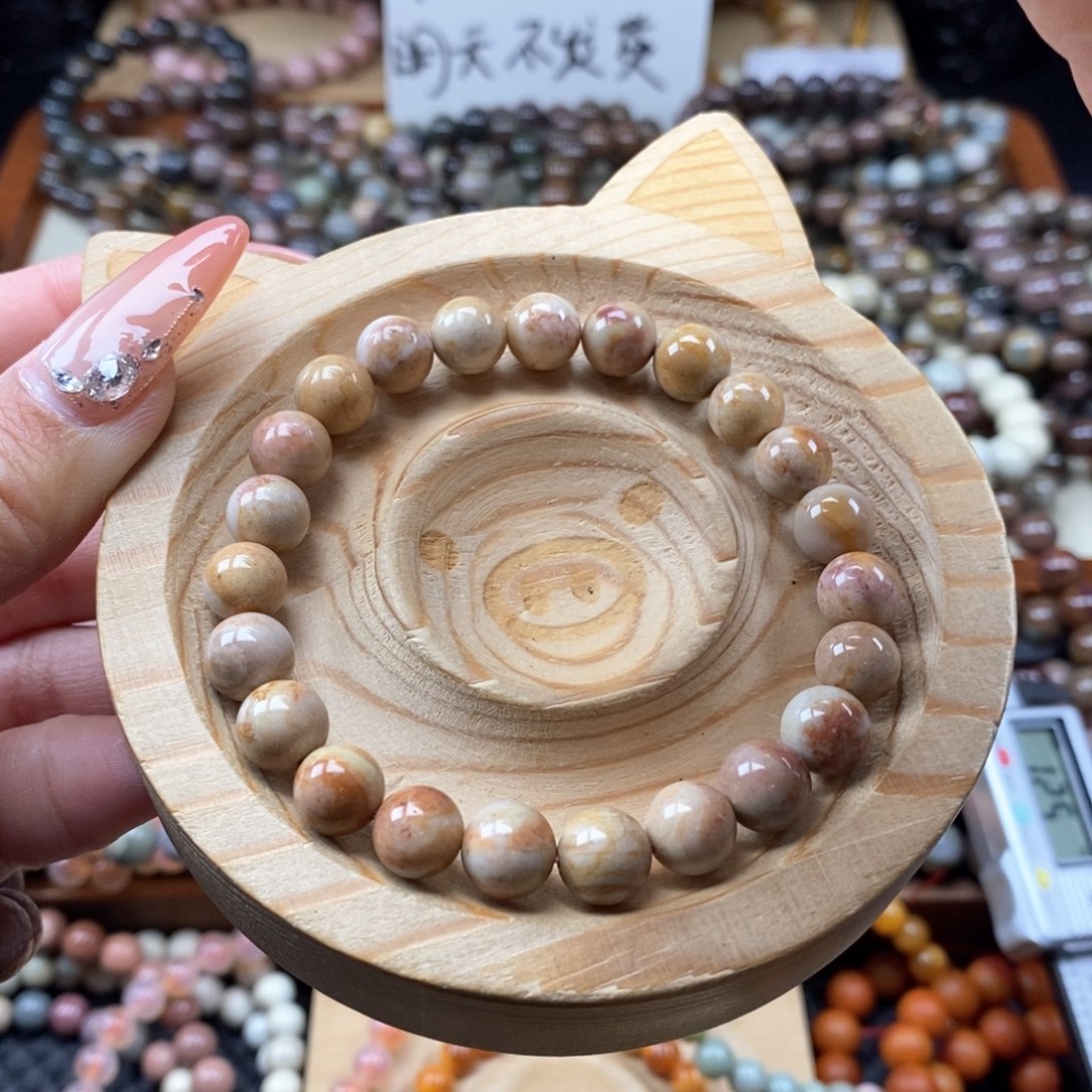 石英质玉手链未镶嵌小*涵