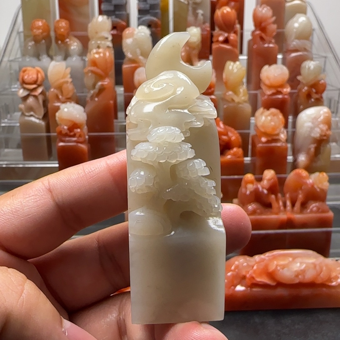 老挝石明月  2.5×7.6