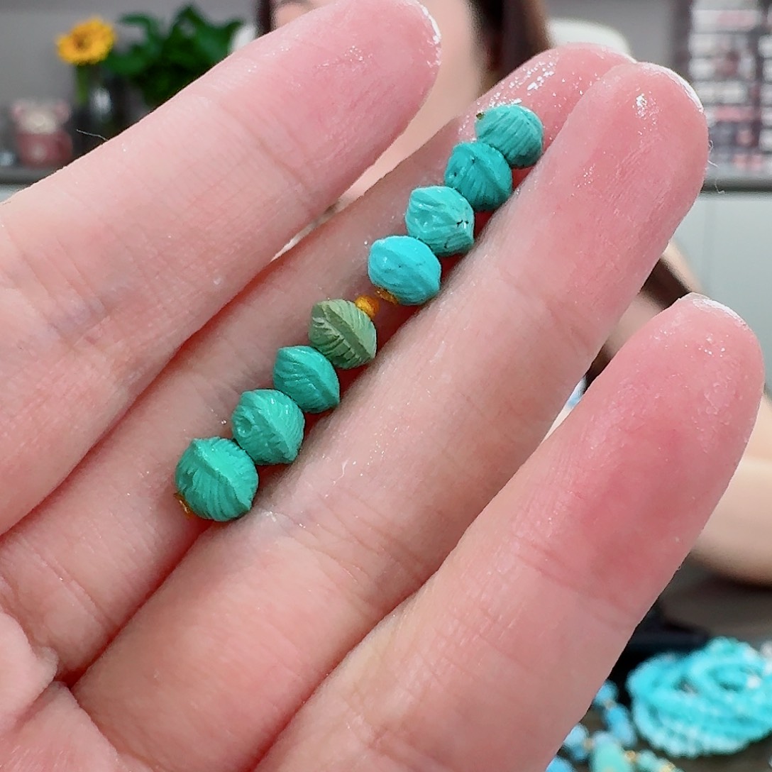 未镶嵌绿松石珠宝奇石