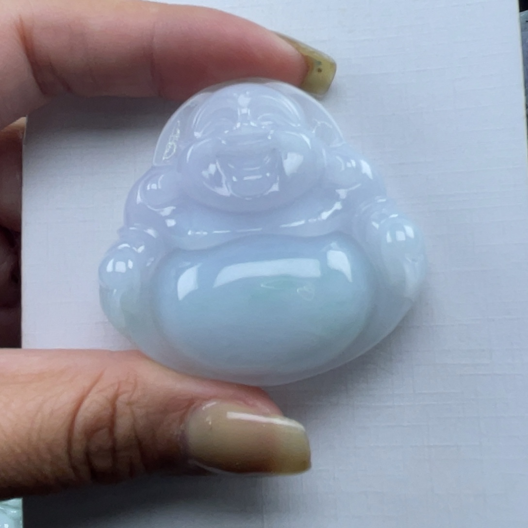 无***棠翡翠未镶嵌颈饰佛公