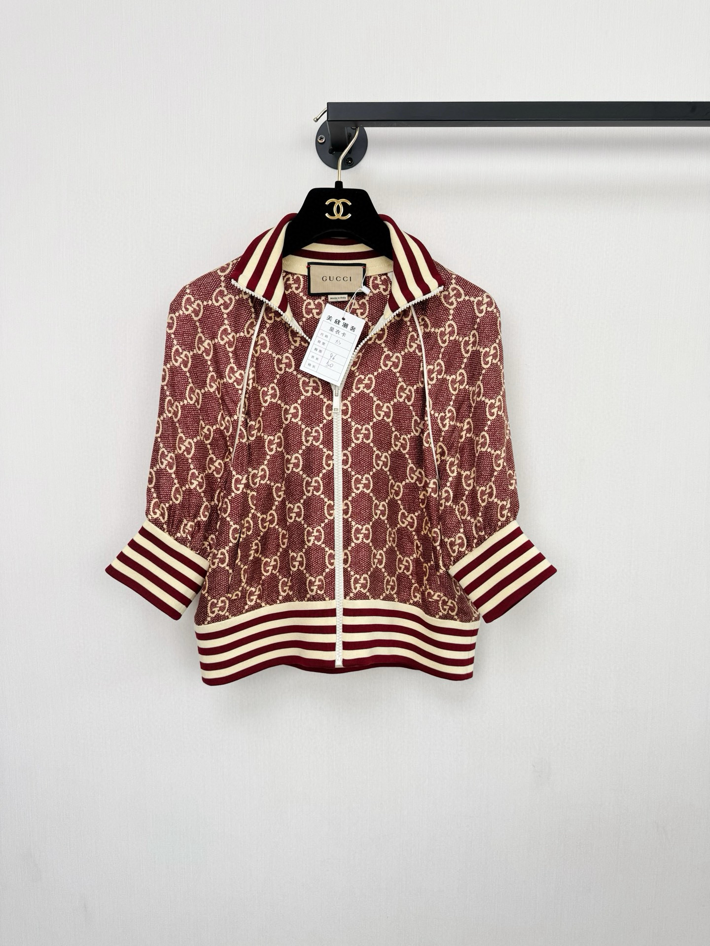 99新 GUCCI/古驰 Gucci古驰真丝外套/Xs码/99新