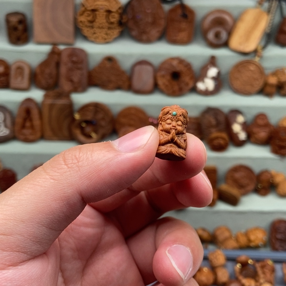 檀香木无事牌微瑕福利