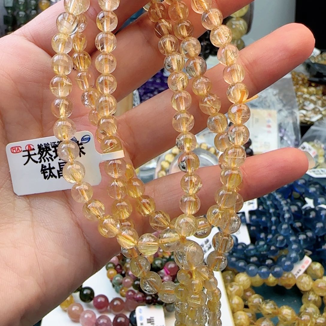 水晶手链未镶嵌手串