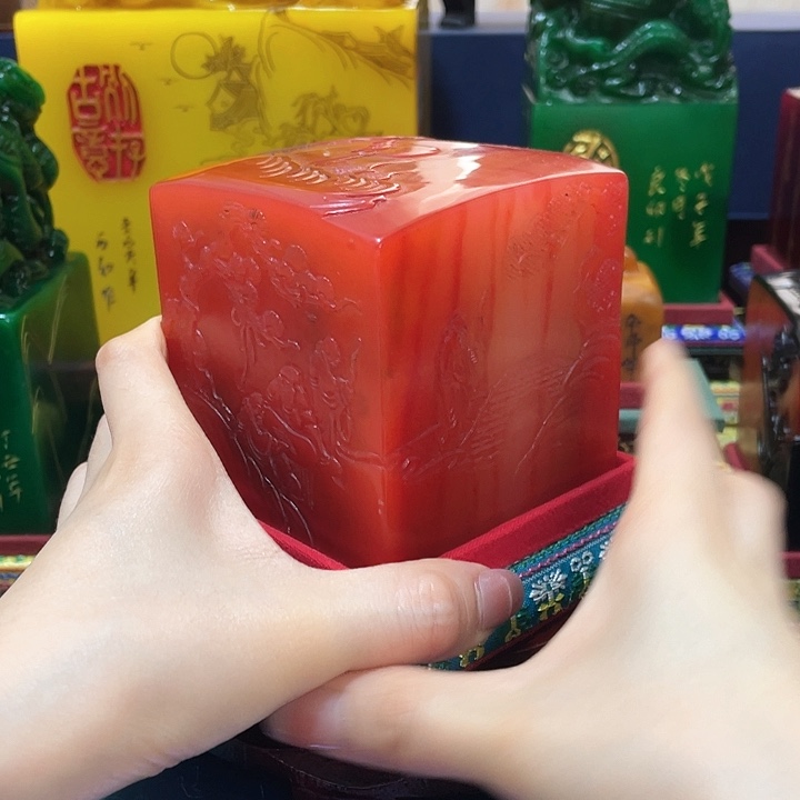 寿山石印石篆刻印章引首章闲章姓名章生日礼物