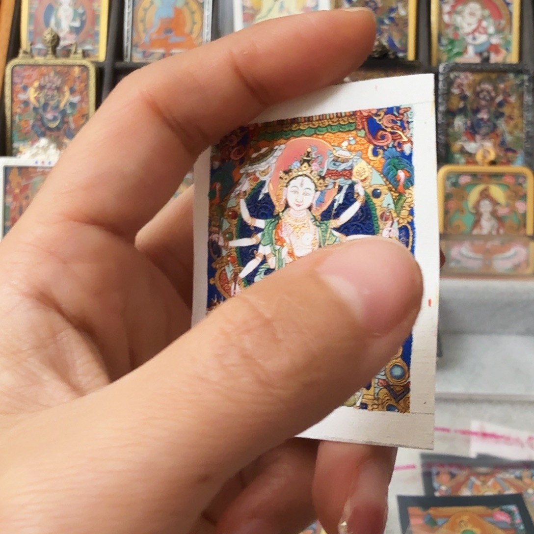 J***e吊坠西藏唐卡，，，，，，，