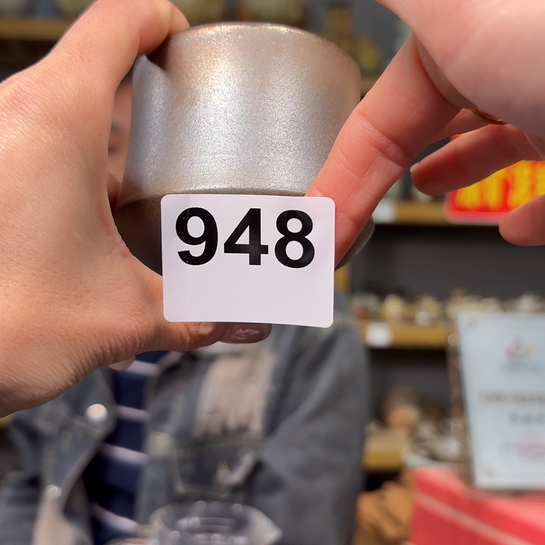 杯坭兴陶柴烧全手工原矿泥料杯