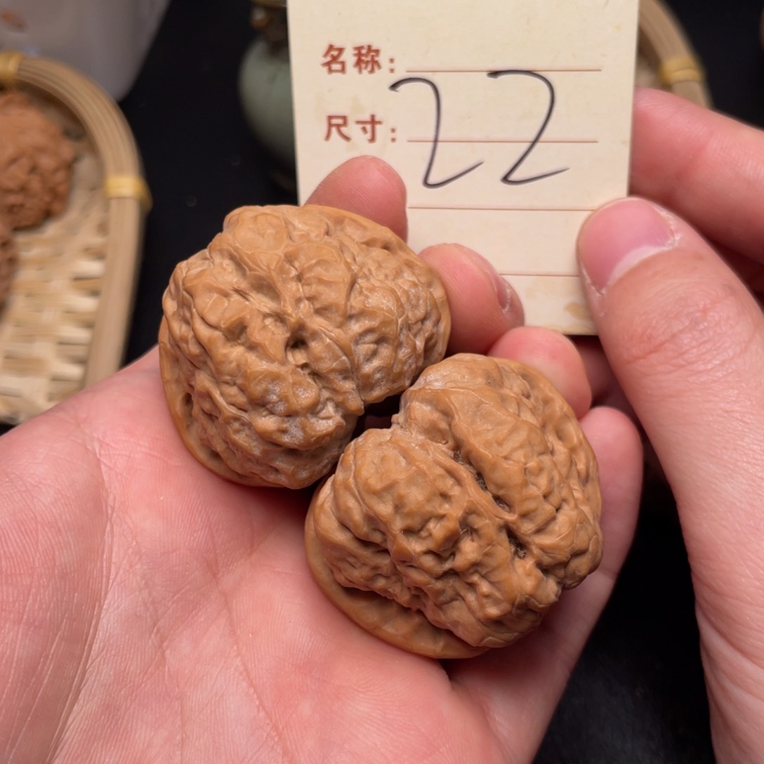 文玩核桃把件蛙蛙42尺22