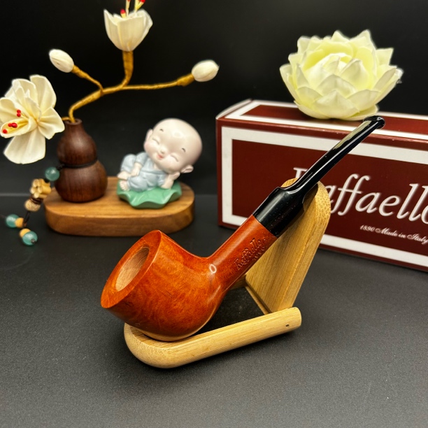 意大利1890Raffaello拉斐尔手工烟斗烟道3抽吸通透