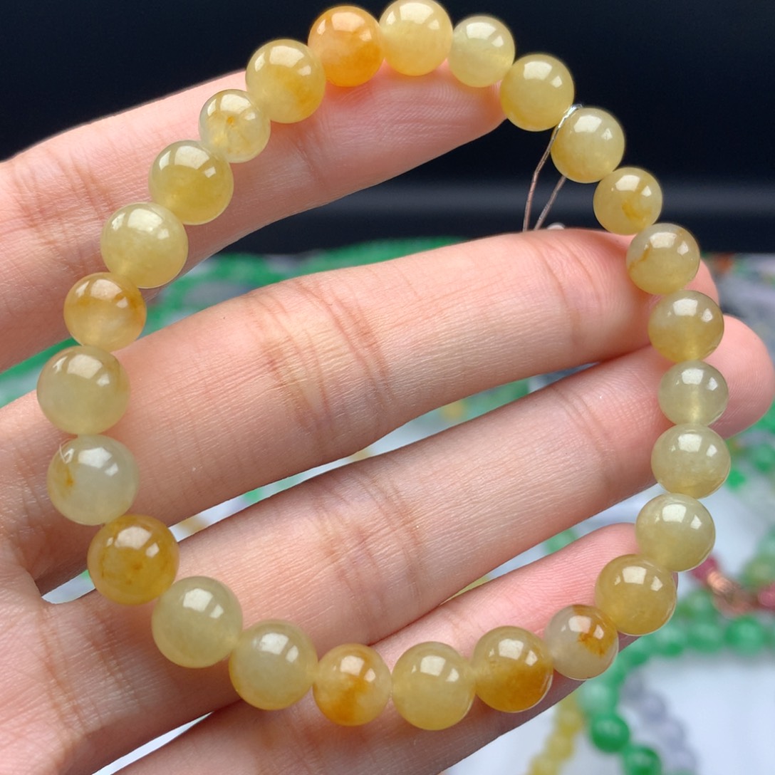 翡翠手链未镶嵌卡