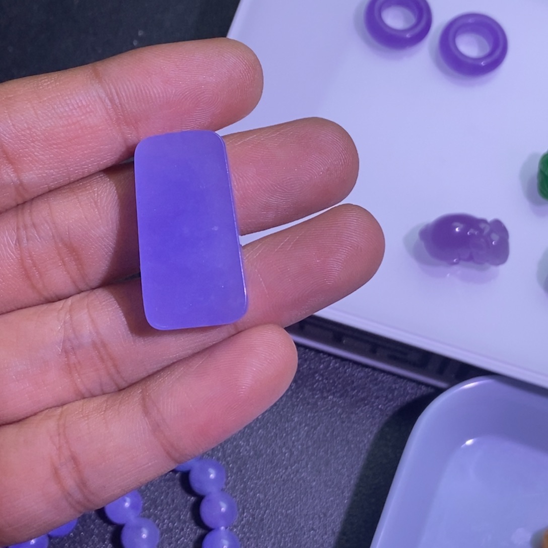 逆***飞翡翠未镶嵌颈饰吊坠