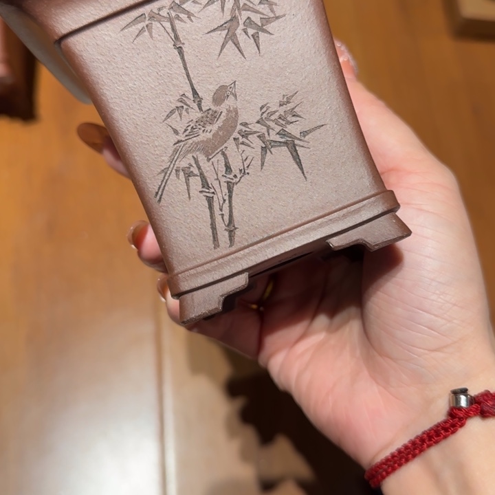 紫砂花盆?****?半手工制作