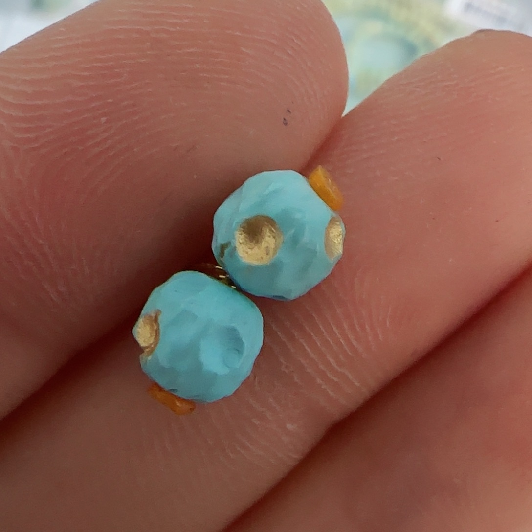 绿松石珠宝半成品未镶嵌