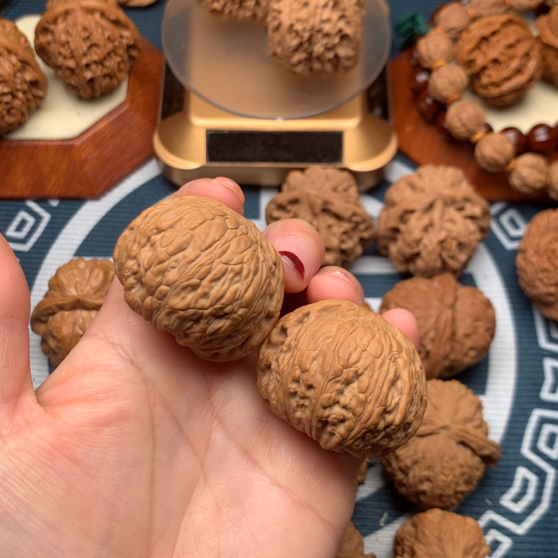 把件文玩核桃泥鳅背40