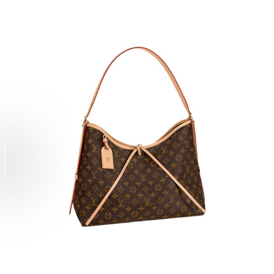 95新 LouisVuitton/路易威登 carryall老花中号