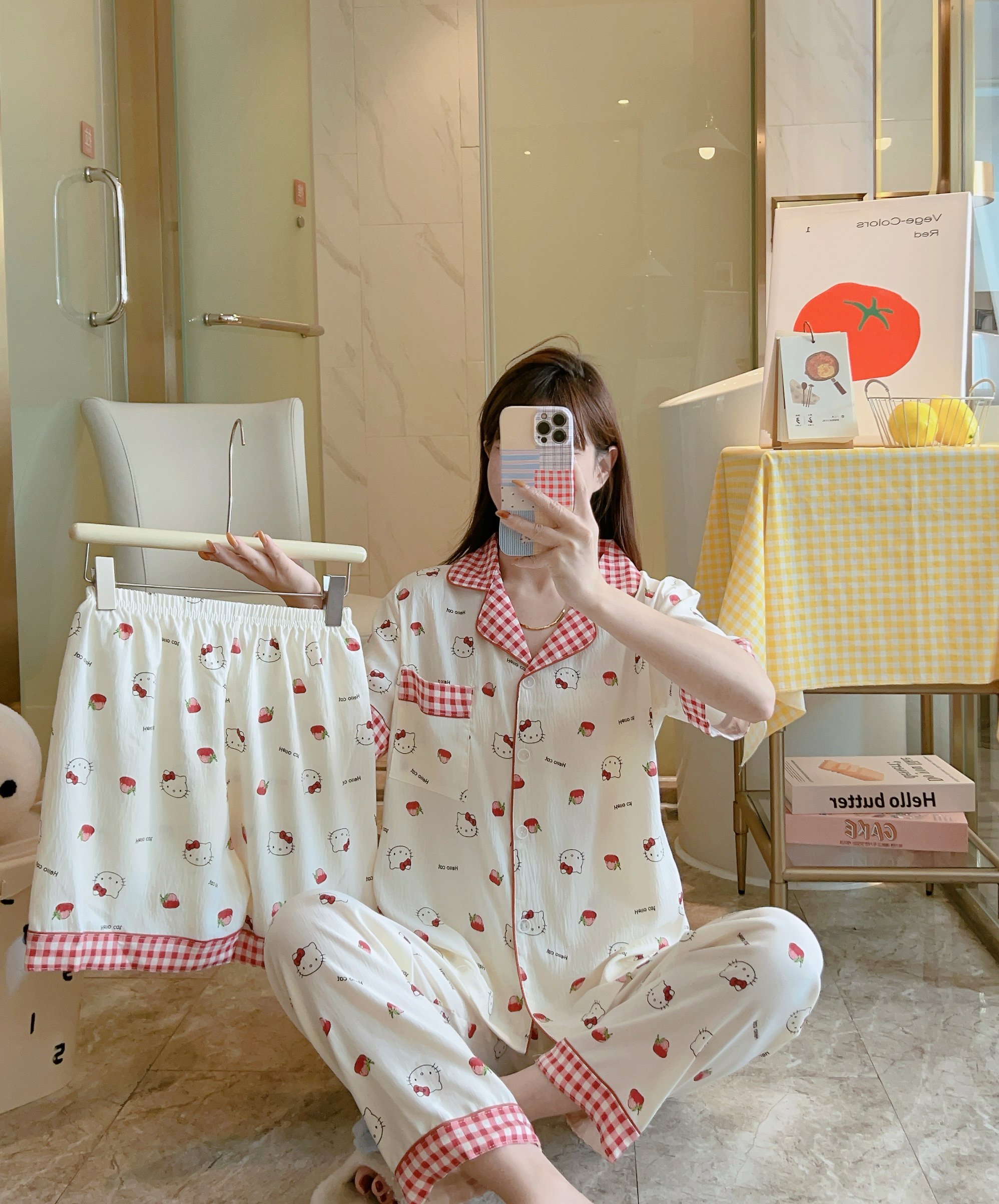 【6】品牌睡衣淸仓 款多量少 睡衣女夏天带胸垫可外穿家居服套装薄