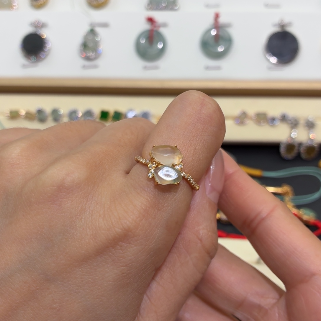 翡翠银S925镶嵌颈饰