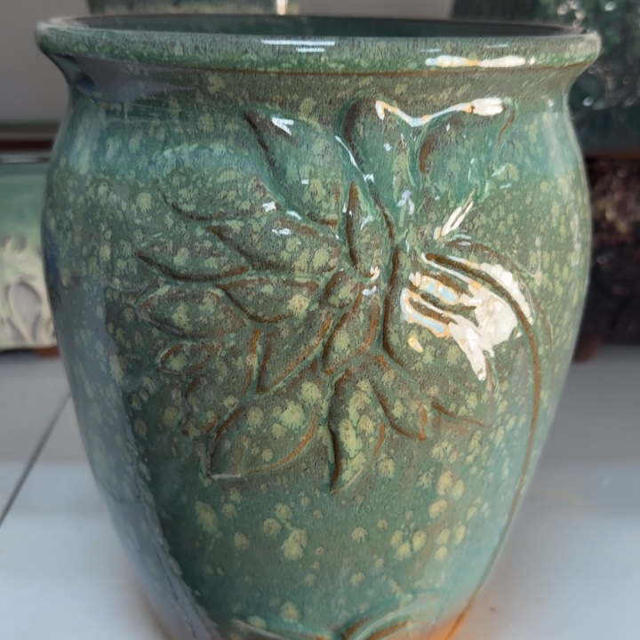 紫砂花盆口20高25，111111