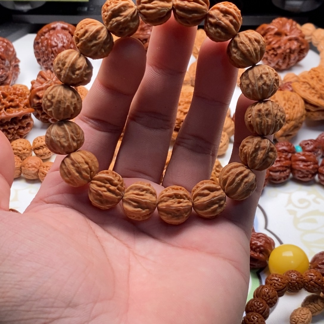 文玩核桃手串16x14京八棱