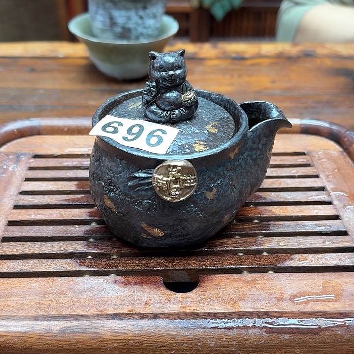 纯手工制作粗陶茶具
