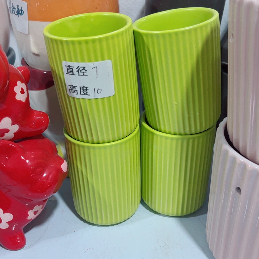 有孔，陶瓷花盆满10米包邮发货