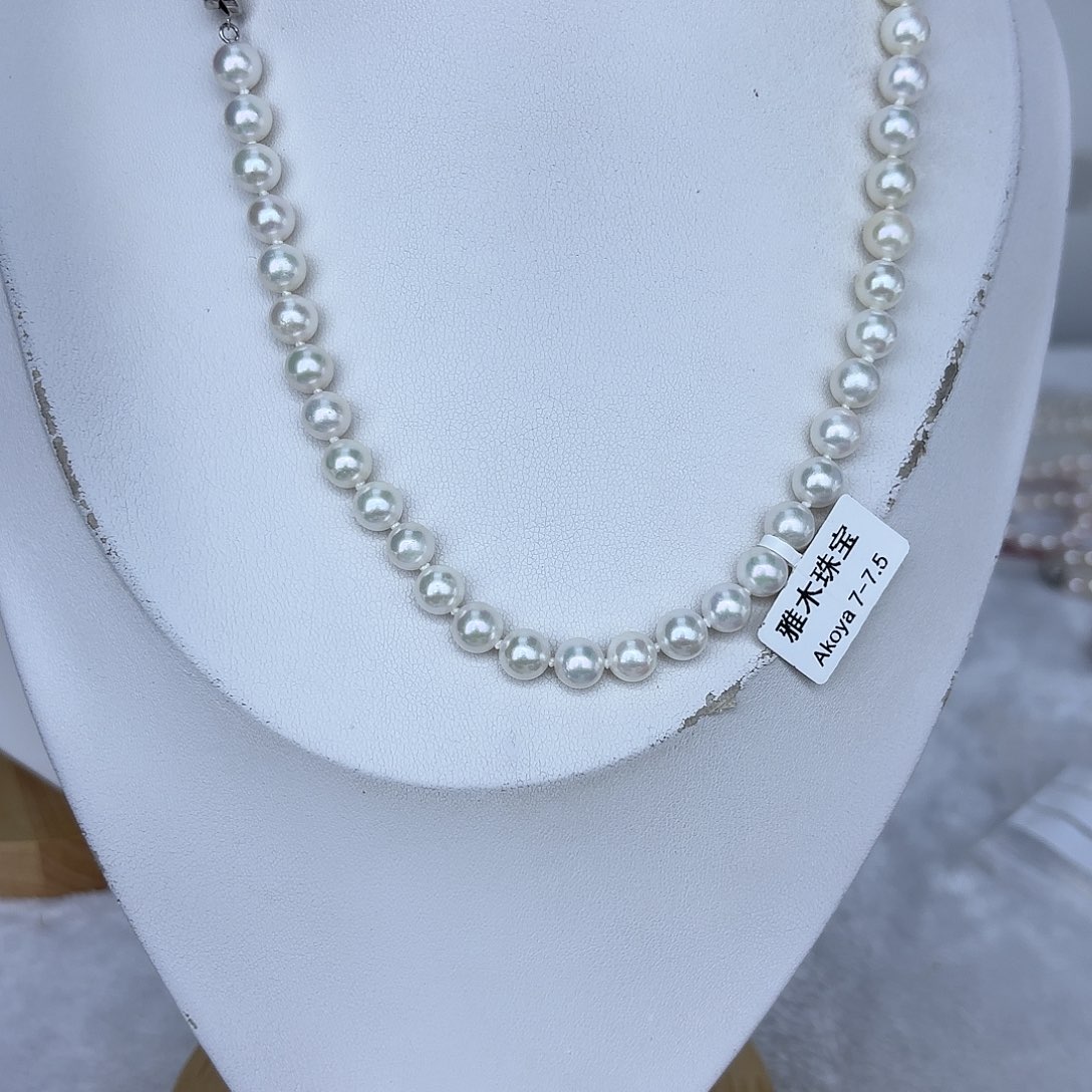 海水珍珠颈饰银S925镶嵌