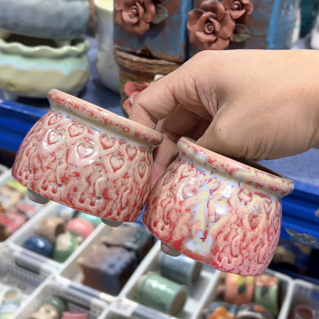 陶瓷多肉小花盆@@1297